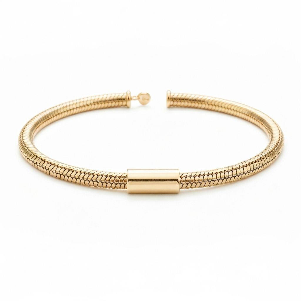 Bracelete Crie e Combine Pandora Ouro 14k